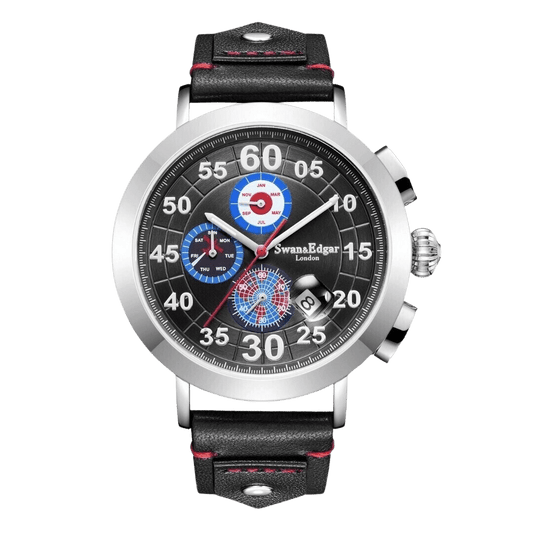 In Flight Automatic- Silver Black