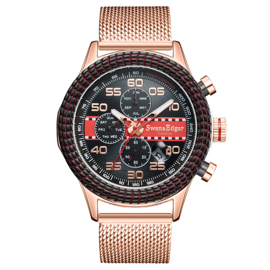 Race Line Automatic- Rose Black