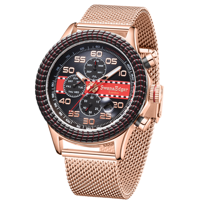 Race Line Automatic- Rose Black