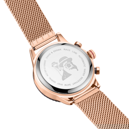 Race Line Automatic- Rose Black