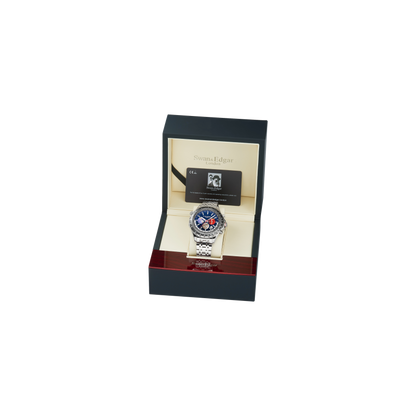 World Timer Mechanical Quartz Blue
