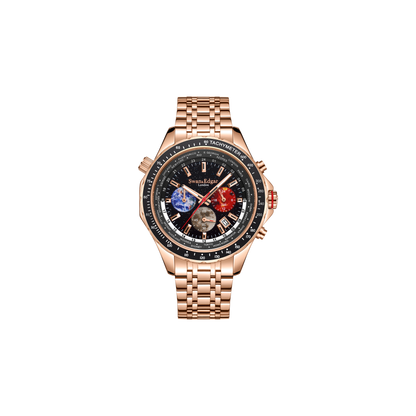 World Timer Mechanical Quartz Rose