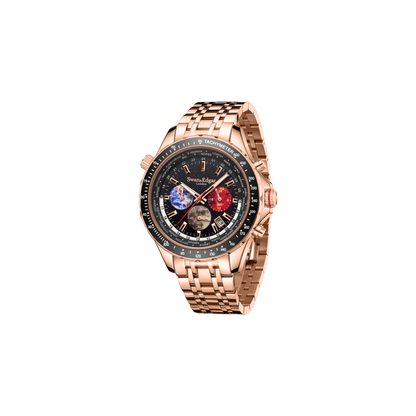 World Timer Mechanical Quartz Rose