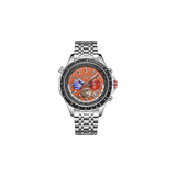 World Timer Mechanical Quartz Orange