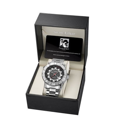 Geometric Racer Automatic - Steel