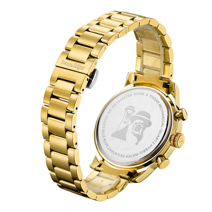 Hand Assembled Mechanical-Quartz Hybrid Automatic - Gold