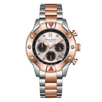 Hand Assembled Mechanical-Quartz Hybrid Automatic - Two Tone