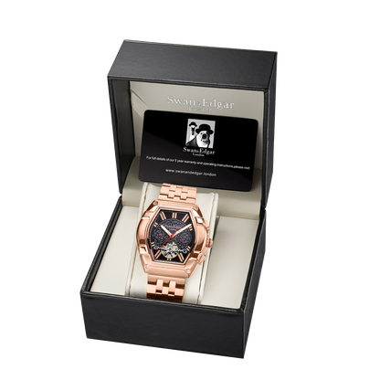 Knight Exhibition Automatic- Rose Black
