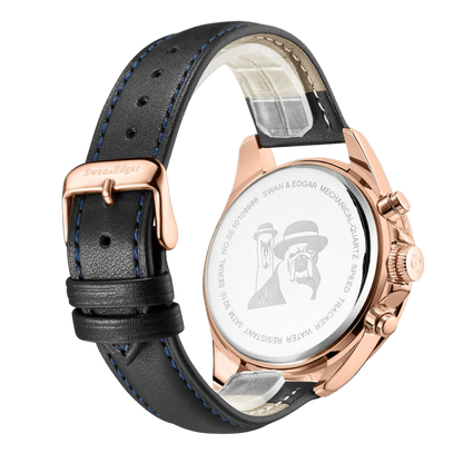 Speed Tracker Mechanical Quartz- Rose Blue